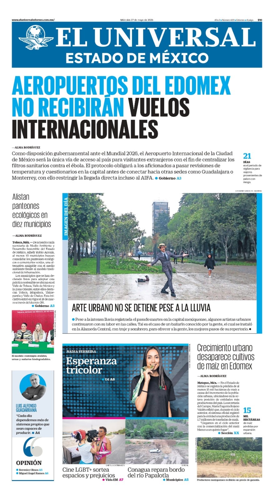 Portada 26 de mayo 2026