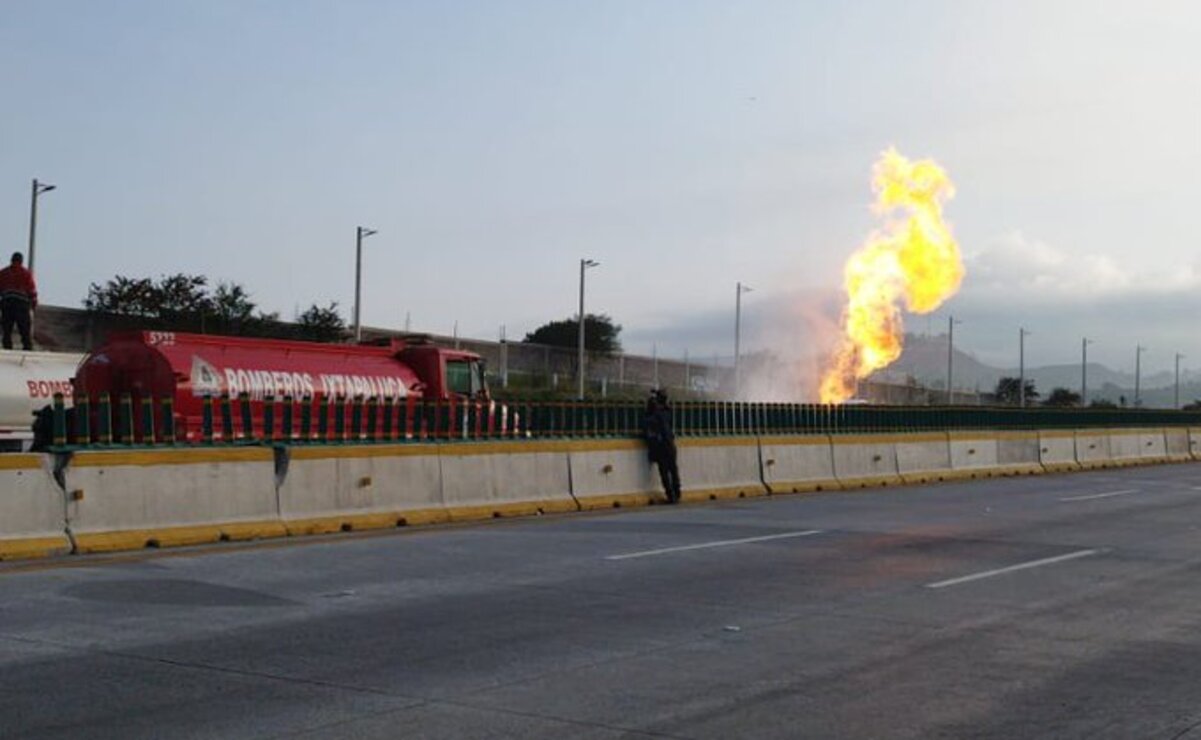 Realizan el desfogue controlado del gas/ Foto Redes Sociales
