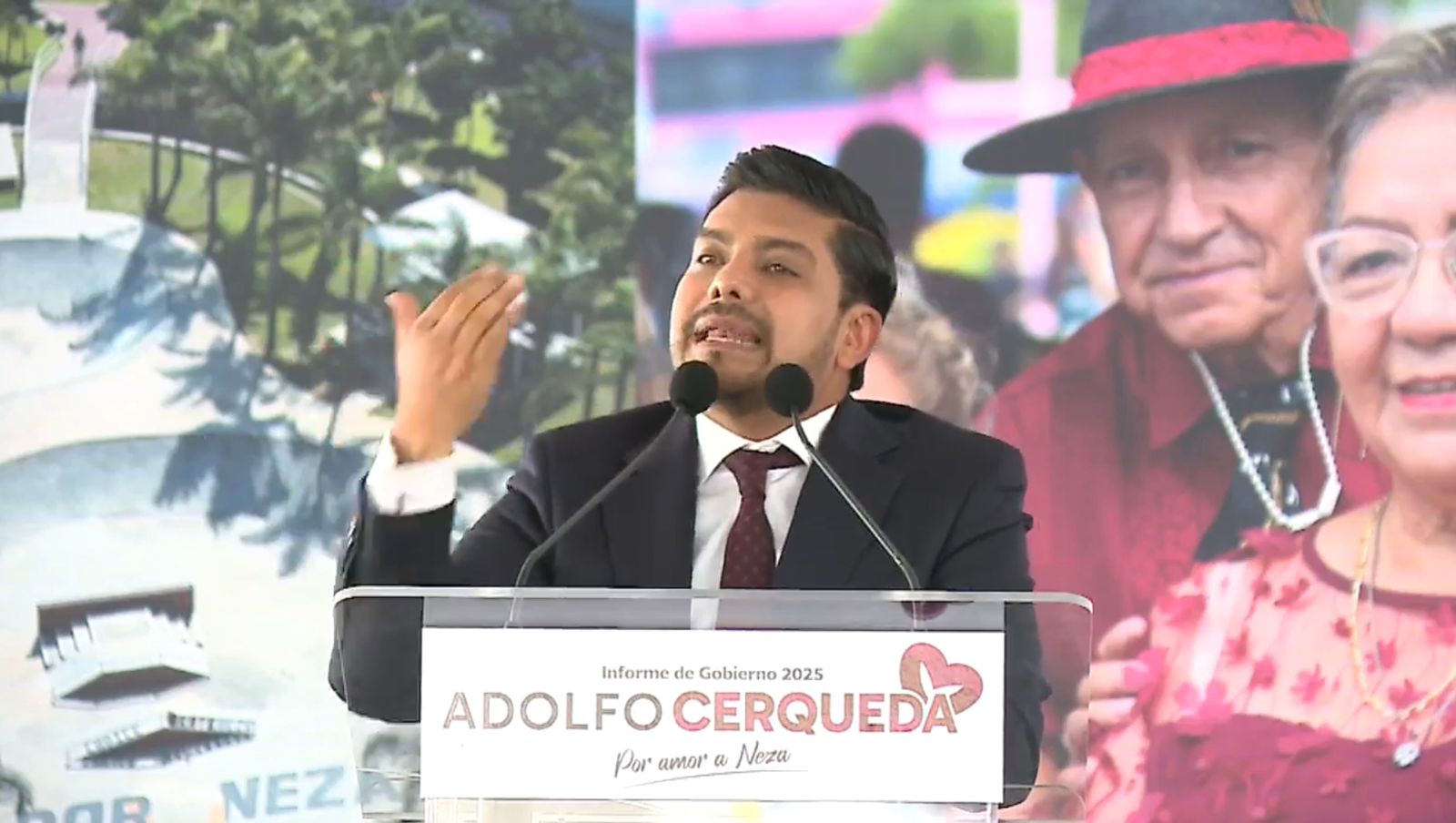 Adolfo Cerqueda confirmó que antes de las lluvias de 2026 se resolverán los problemas crónicos de inundaciones de Nezahualcóyotl con la reparación de los colectores Kennedy y Sor Juana, como parte del Plan Integral del Oriente. Foto Especial