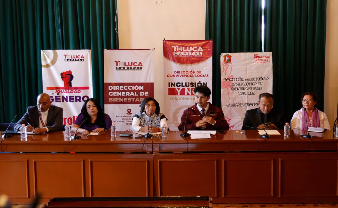 La iniciativa fue presentada por autoridades del cabildo y del Ayuntamiento de Toluca. Foto: Arturo Hernández / El Universal Estado de México