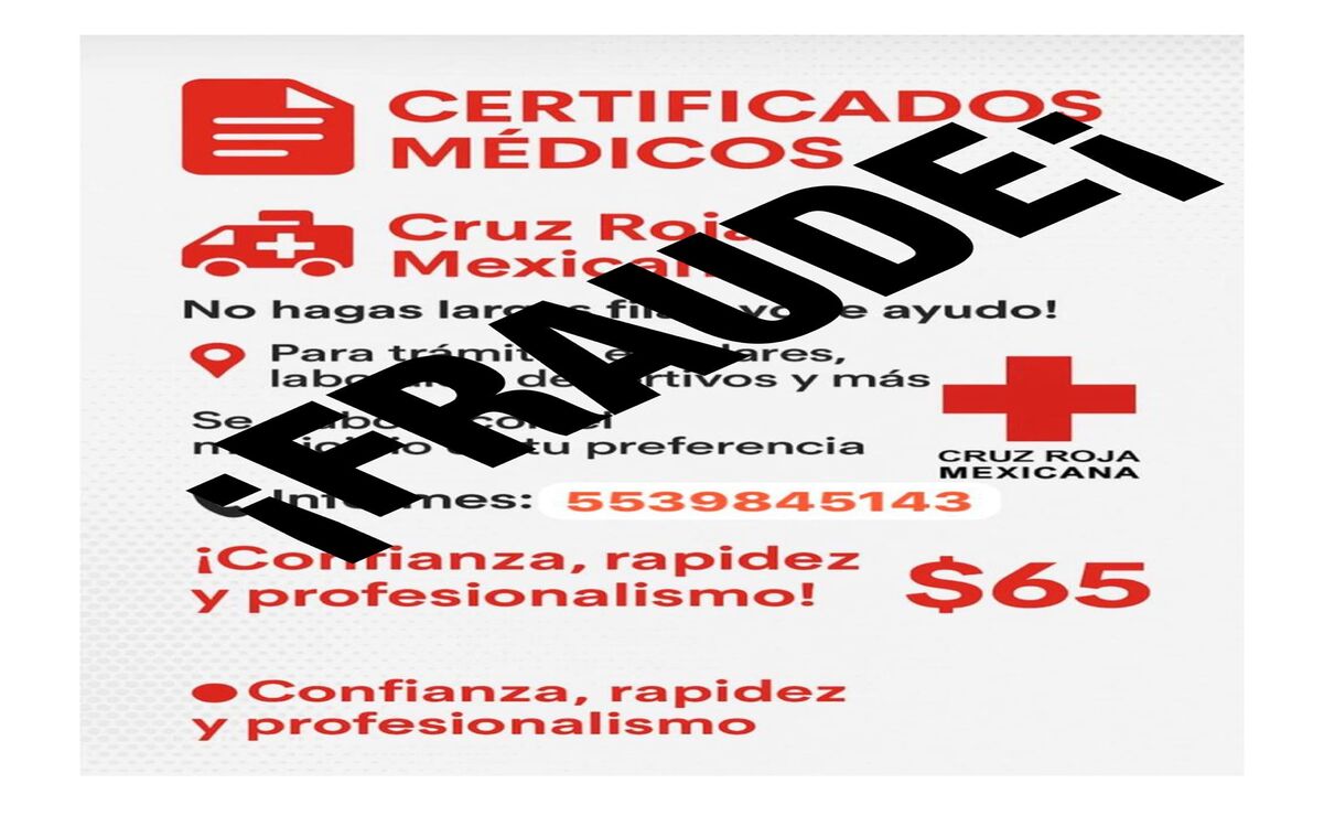 La institución advierte que obtener estos documentos falsos pone en riesgo la salud y la vida de las personas / Foto: Especial