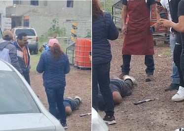 Golpean a presunto asaltante del transporte público en Tecámac