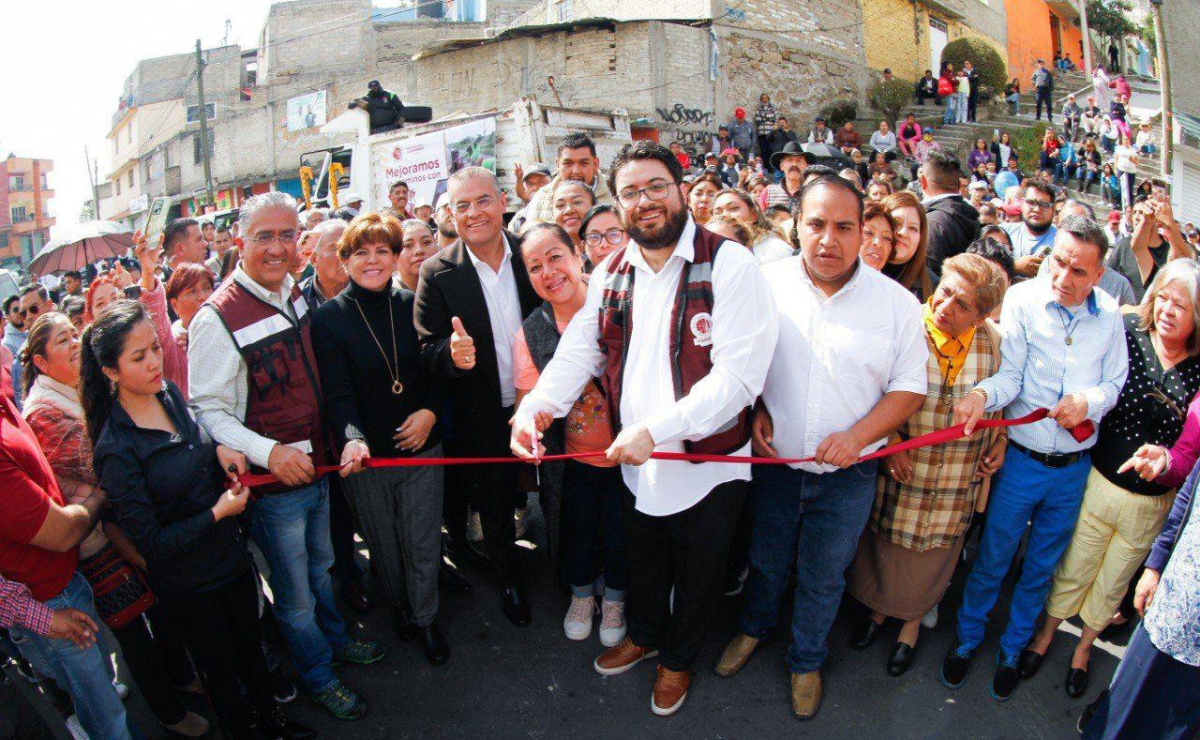 El "Bachetón Edomex" mejora las calles de Naucalpan. Foto: Especial
