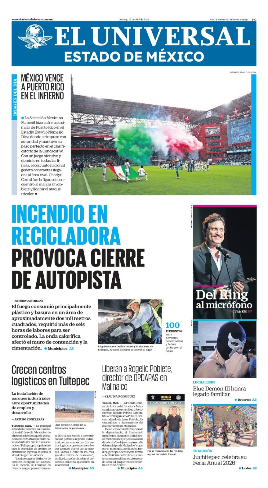 Portada del 19 de abril