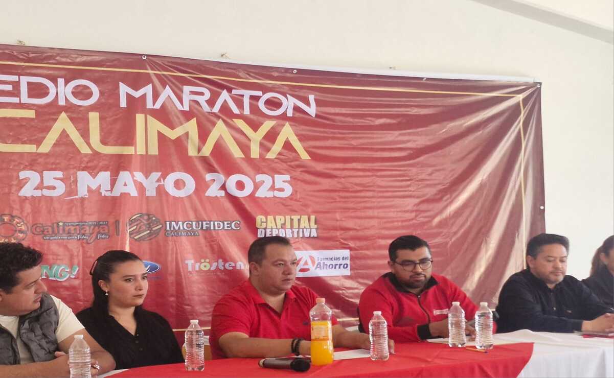En el Medio Maratón Calimaya 2025 se espera una participación de mil corredores. Foto: Roberto Guerrero / El Universal Edomex