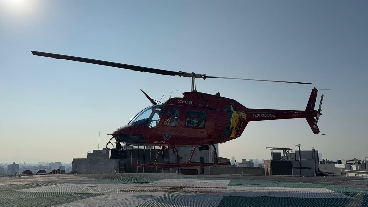 El comisario de Seguridad indicó que, aunque la aeronave es utilizada principalmente en tareas de seguridad y reacción ante delitos de alto impacto. Foto: especial