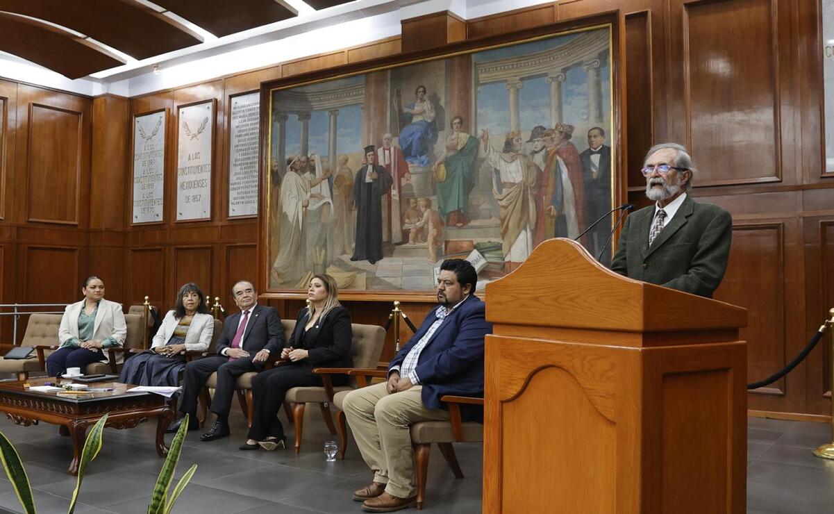 El secretario del Agua, Pedro Moctezuma Barragán informó que en esta semana se estará presentando el Plan Hídrico del Estado 2023-2029. Foto: Jorge Alvarado / El Universal Estado de México