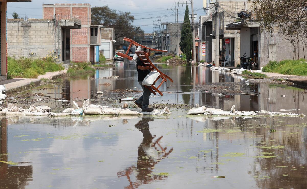 Los escurrimientos provenientes de las Ciénegas de Lerma y las fuertes lluvias no han dado tregua / Foto Alejandro Vargas