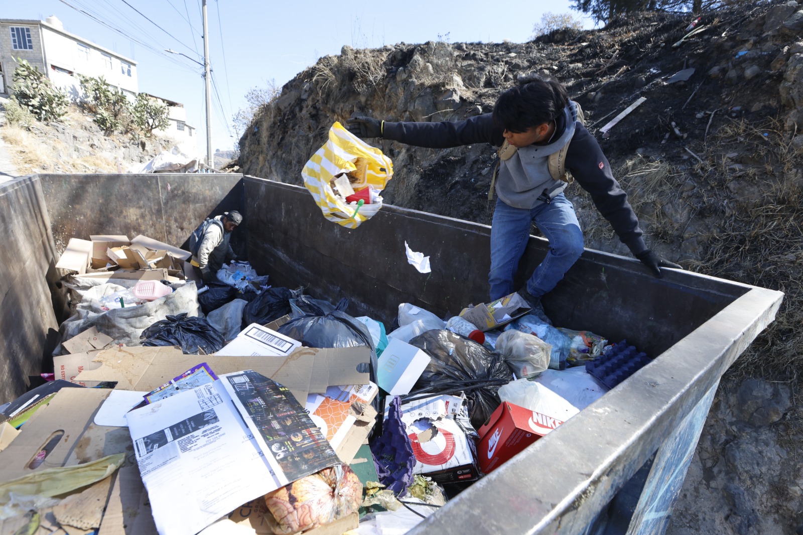 El 37% de los residuos que se generan en la entidad van a tiraderos clandestinos. foto Jorge Alvarado