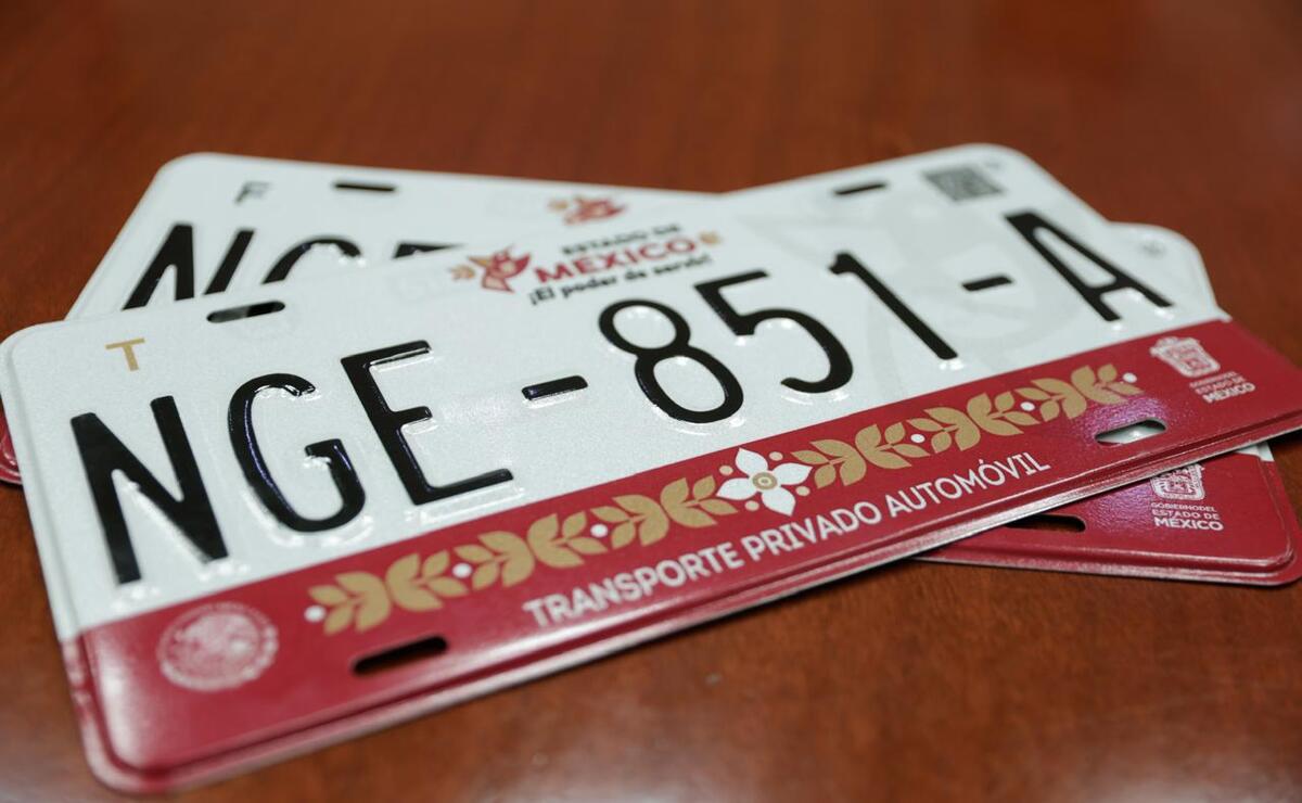 De acuerdo con la normativa vigente del Edomex, la vigencia de placas de circulación es de 5 años. Foto: Jorge Alvarado