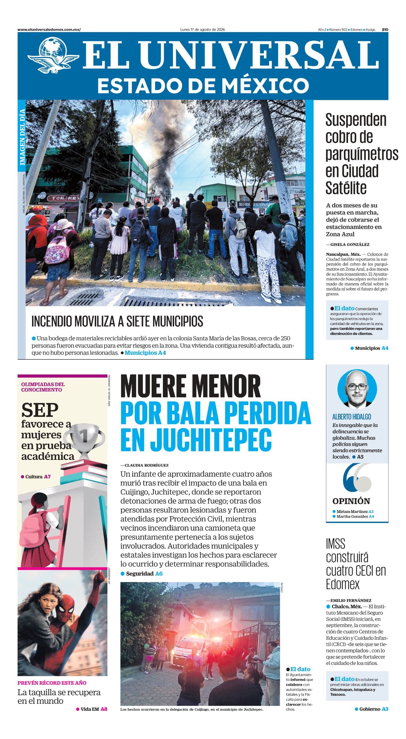 Portada 17 de agosto de 2026