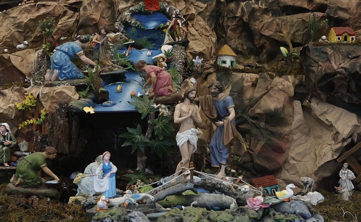 El nacimiento comenzó a colocarse en 1980 / Foto Jorge Alvarado