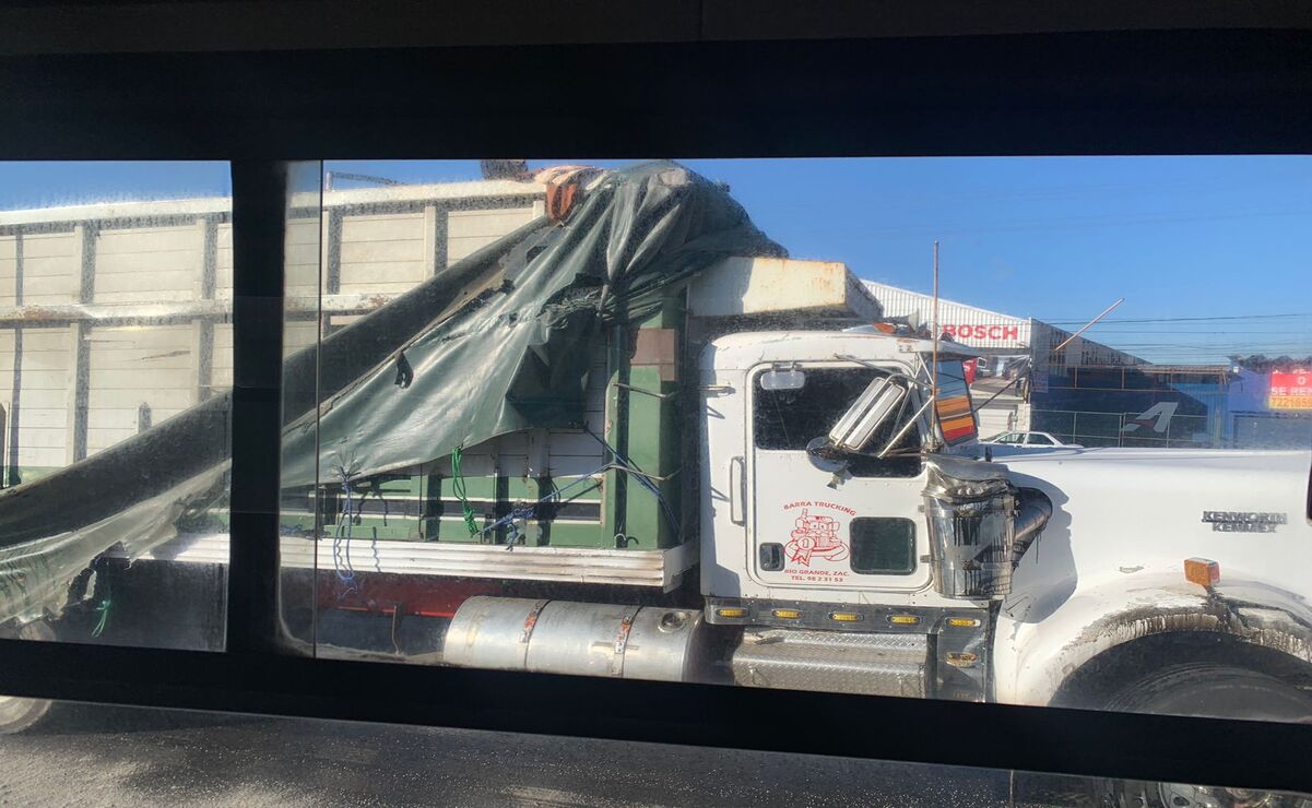 El accidente ocurrió alrededor de las 7:30 horas / Foto Sergio García