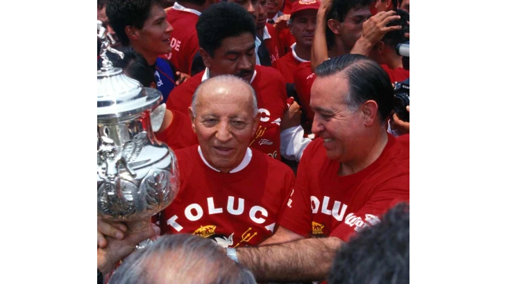 Nemesio Diez Riega fue propietario de los Diablos Rojos del Toluca desde 1959 hasta 2000.  Foto: Toluca FC