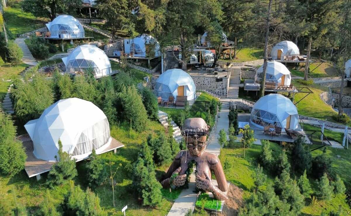 Glamping Fuerza Ancestral se ubica en Tlalmanalco, el sitio ideal para disfrutar de las noches estrelladas. Foto: @FuerzaAncestralGlamping / FB