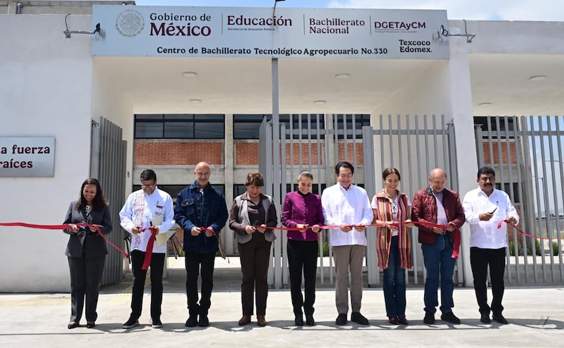 Inauguran bachillerato tecnológico con inversión de 50 mdp en Texcoco