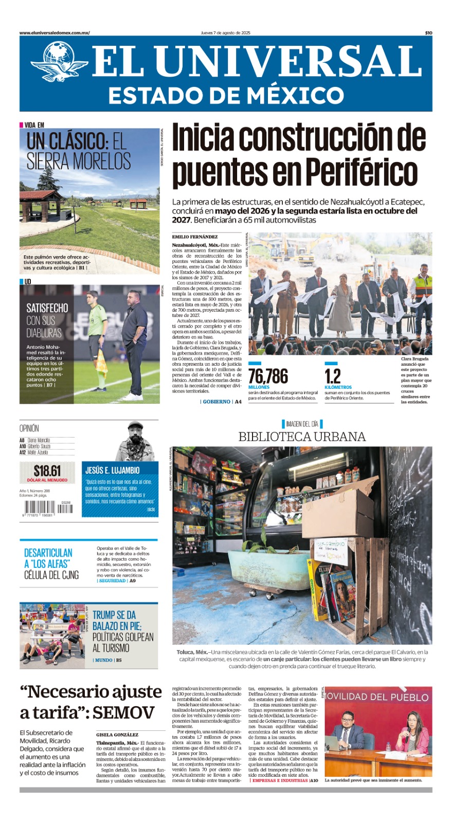 Portada 7 de agosto 2025