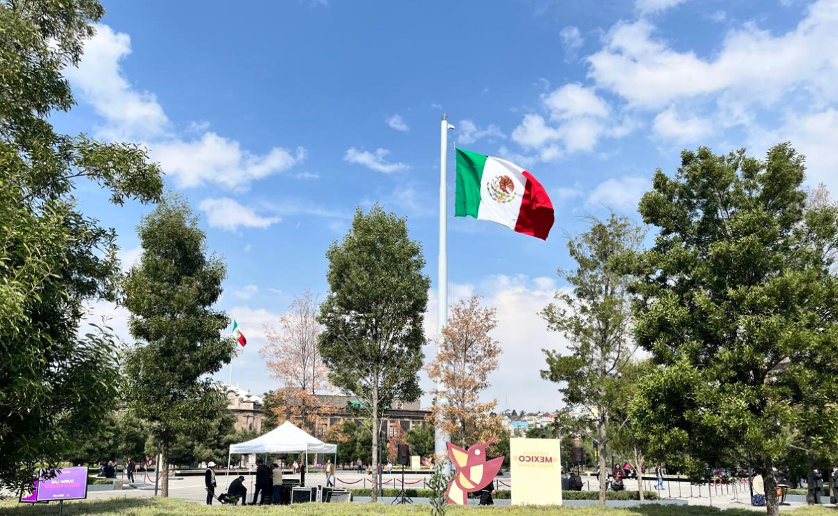 Ondeando con orgullo, nuestra Bandera representa la historia y el espíritu de México. Foto: Daniela Hernández