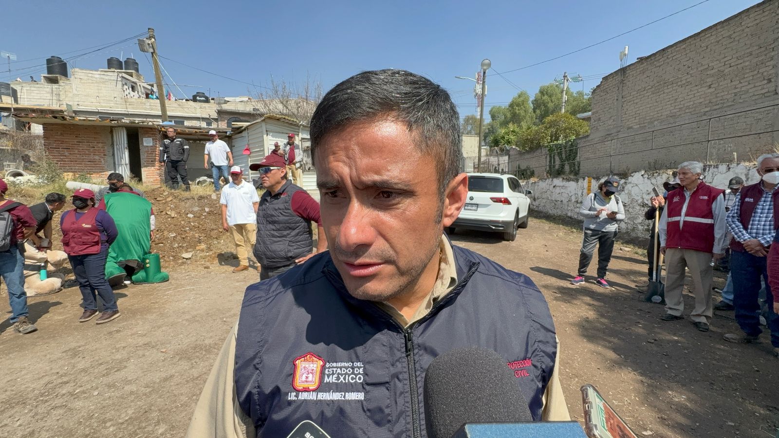 El titular de Protección Civil mexiquense, Adrián Hernández Romero, informó que la capacitación será en 70 municipios. Foto Arturo Contreras