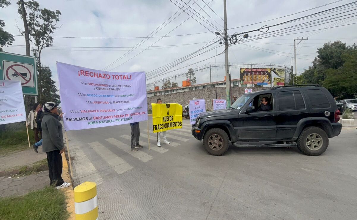 Bloqueos y manifestaciones en el Circuito Bosques de Bolognia / Foto: Arturo Contreras