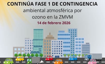 Persiste Fase I de contingencia ambiental atmosférica en el Valle de México