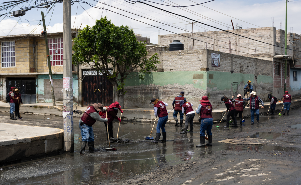 En la “zona cero” que integran las colonias Culturas de México y Jacalones 2 descendieron los niveles de agua / Hugo Salvador El Universal