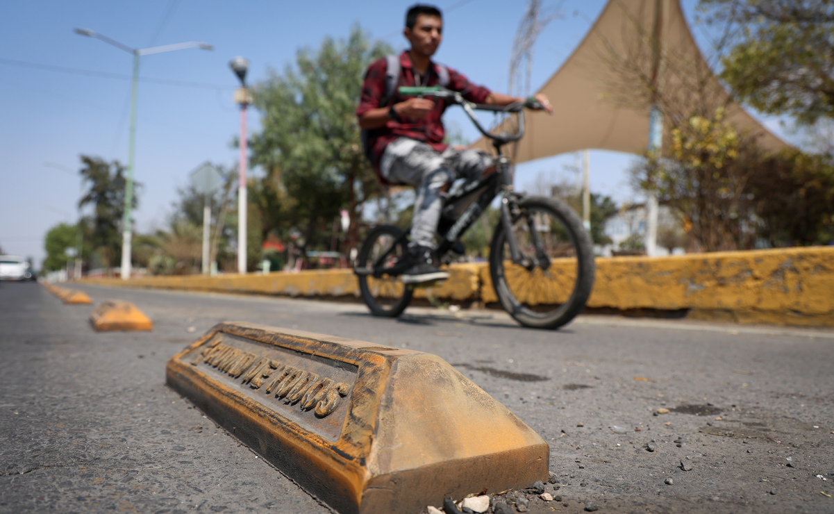 En las calles principales de ciudad Nezahualcóyotl hay cinco ciclovías / Foto: Luis Camacho