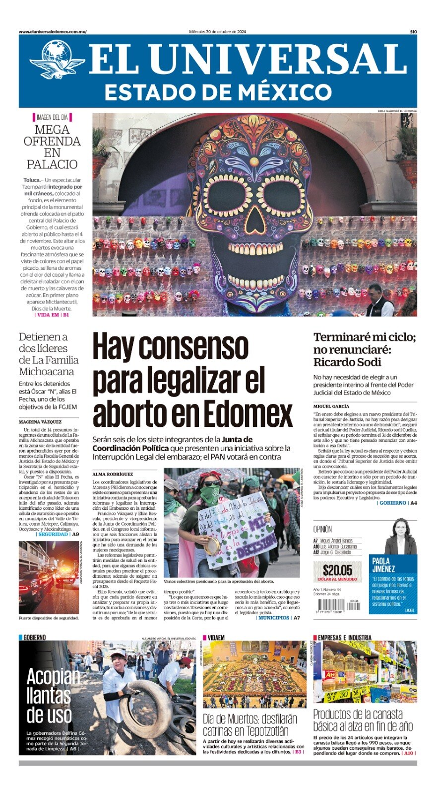 Portada 30 de octubre