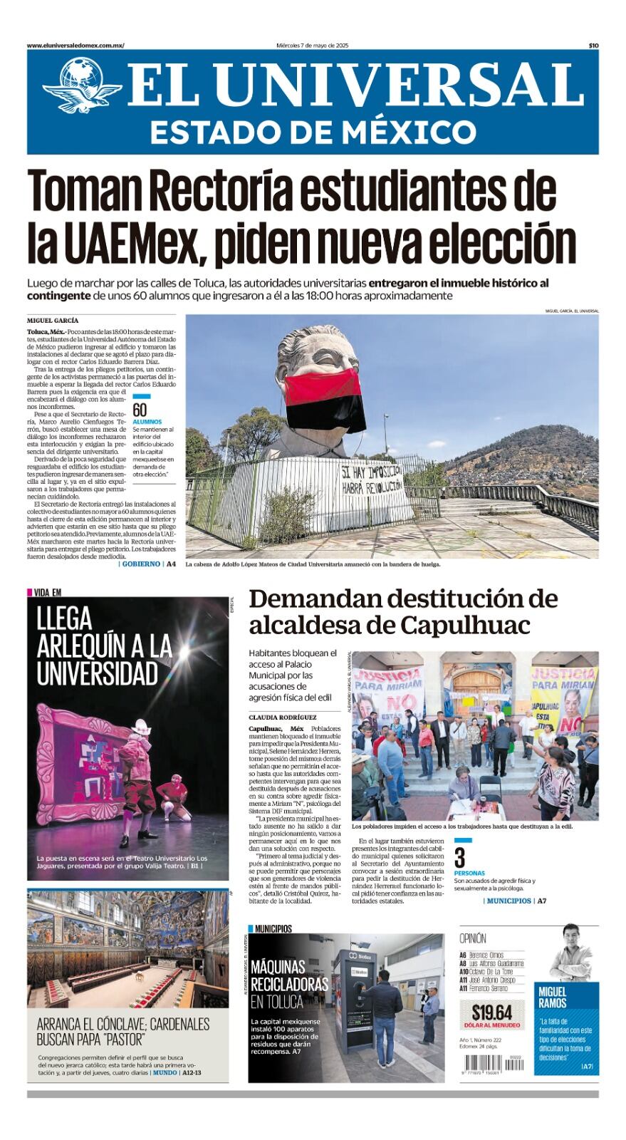 Portada 7 de mayo 2025