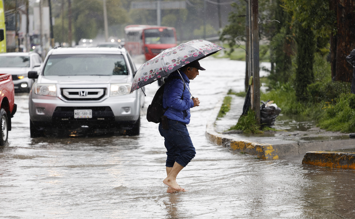 ¡Abrígate y prepara el paraguas! así estará el clima en Toluca y CDMX este domingo