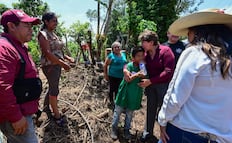 Delfina Gómez supervisa San Pedro Tenayac tras intensas lluvias en Temascaltepec