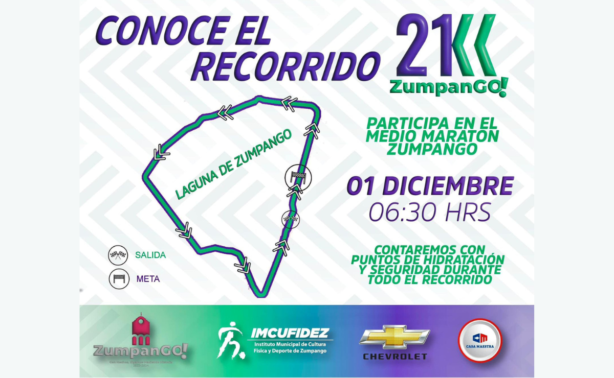 El Gran Medio Maratón 2024 ya fue anunciado y todas las personas atletas que deseen inscribirse Foto: Especial