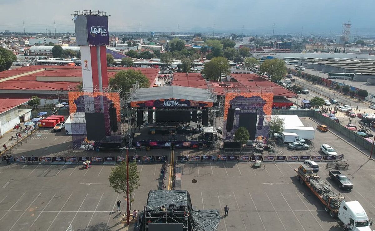 En las inmediaciones del Mercado Juárez hay cierres viales / Foto Alejandro Vargas
