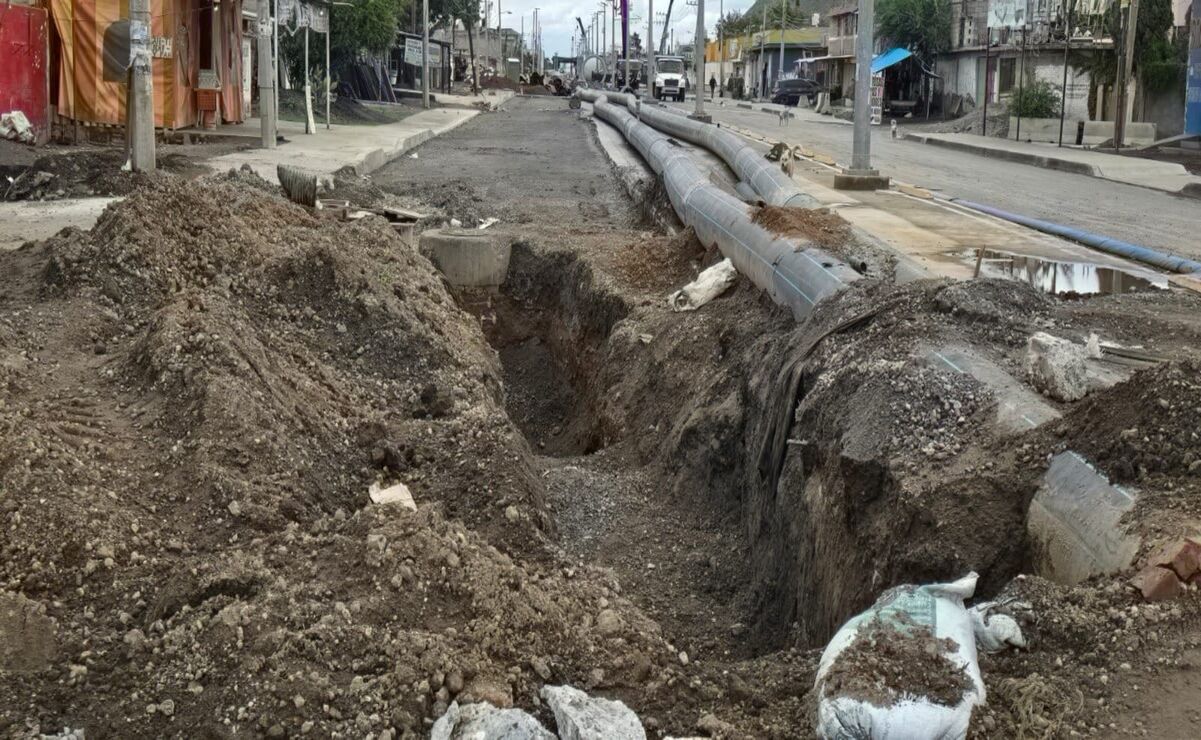 Los cárcamos de alivio tuvieron que desalojar las aguas residuales y pluviales /Foto Hugo Salvador