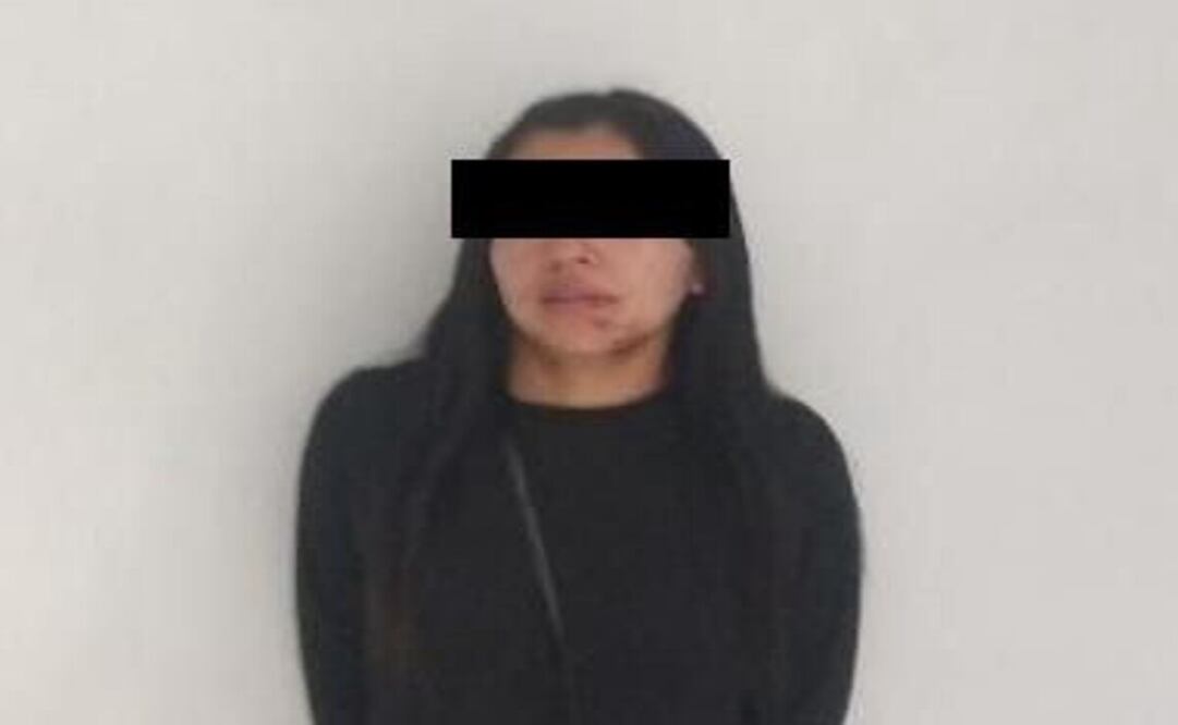 A Alyn Kenia “N” la arrestaron en las calles Oriente 2 y Norte, en Ecatepec / Foto: Especial