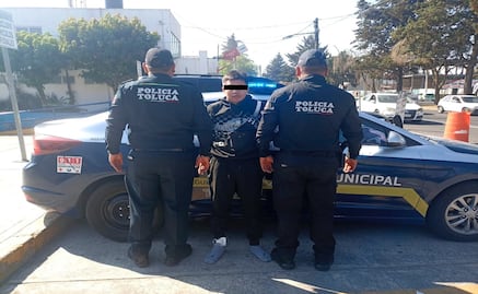 Detienen a presunto motorratón en el centro de Toluca