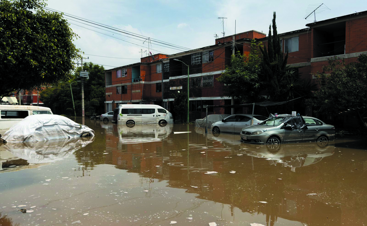 Inundaciones en Los Reyes La Paz / Foto Hugo Salvador