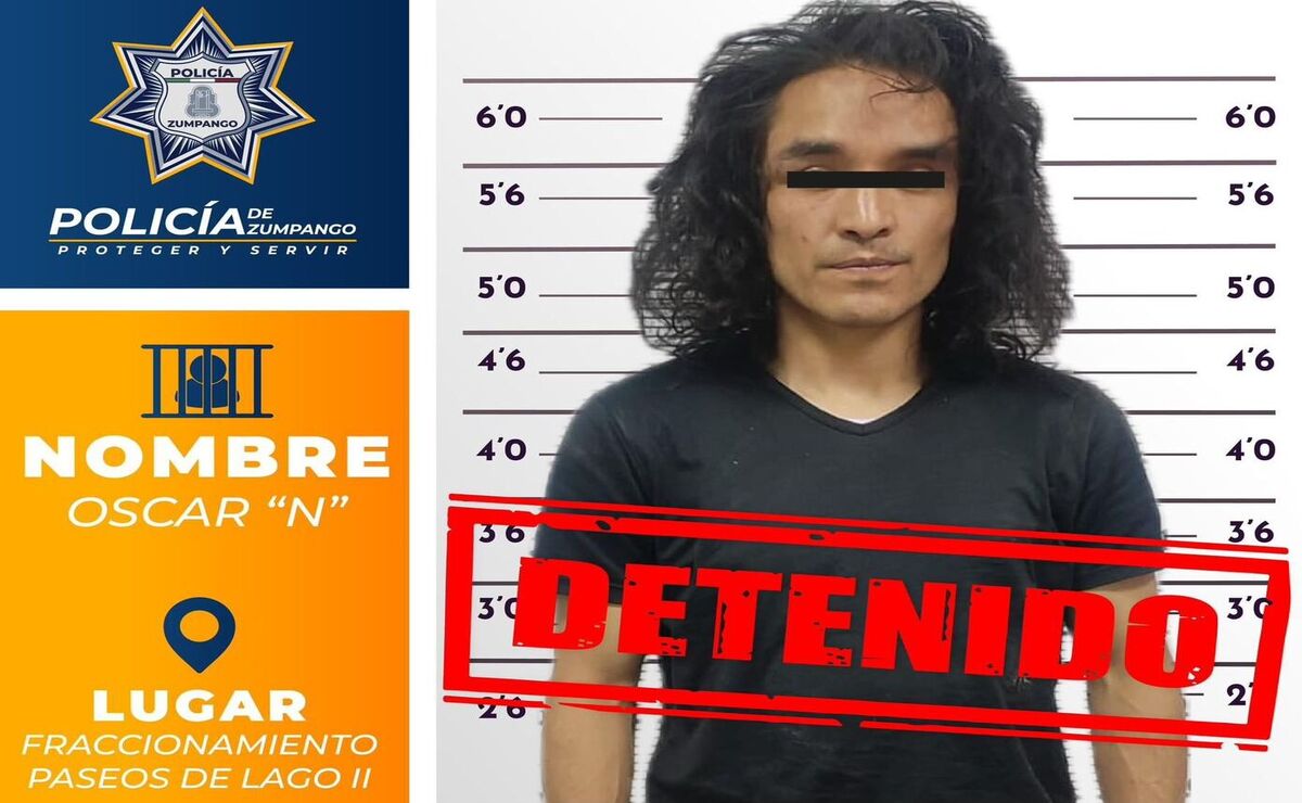 Óscar 'N', detenido tras intentar asaltar Oxxo en Paseos del Lago II