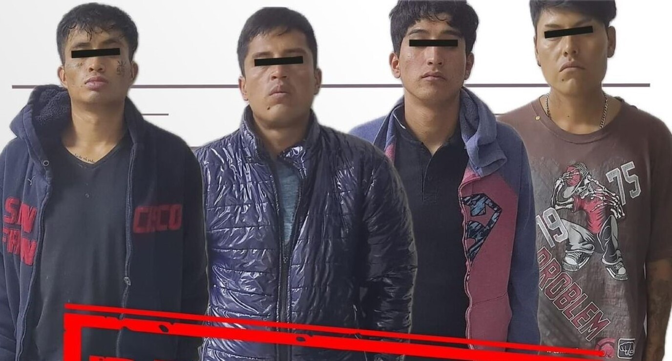 Detienen a cuatro por robo violento en Zumpango