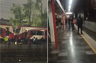 Video: Falla eléctrica en el Tren Suburbano deja a pasajeros varados