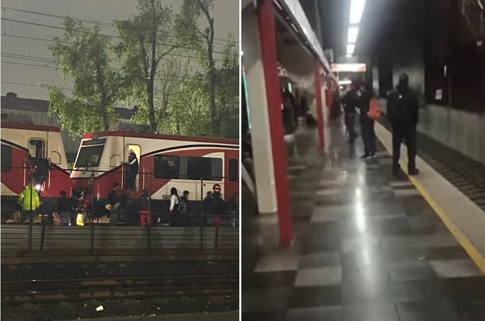 Video: Falla eléctrica en el Tren Suburbano deja a pasajeros varados