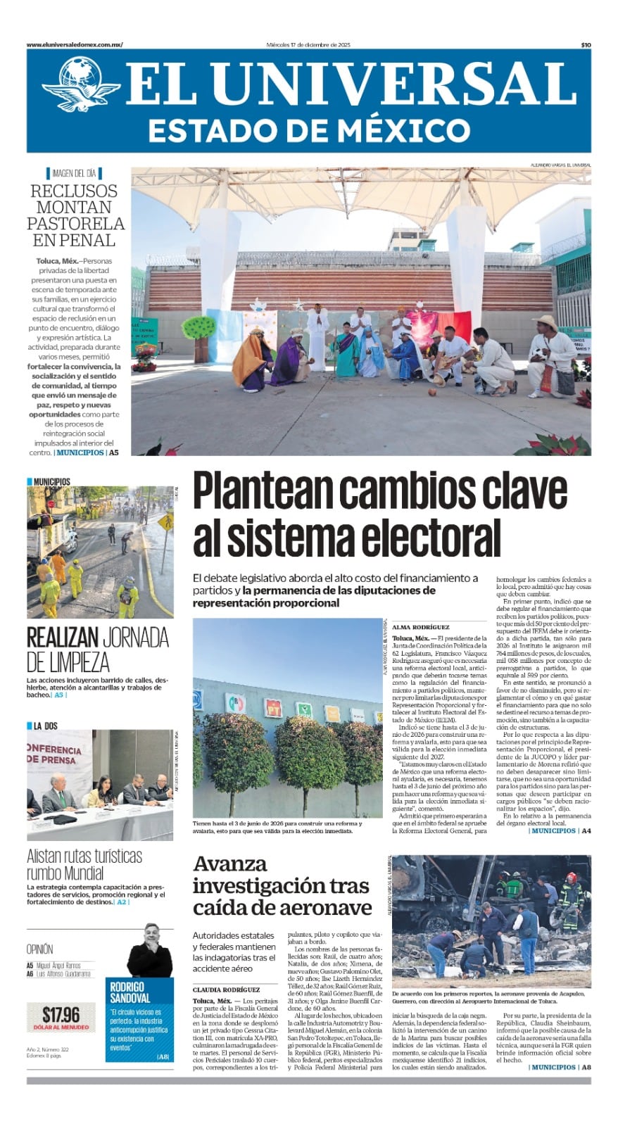 Portada 18 de diciembre de 2025