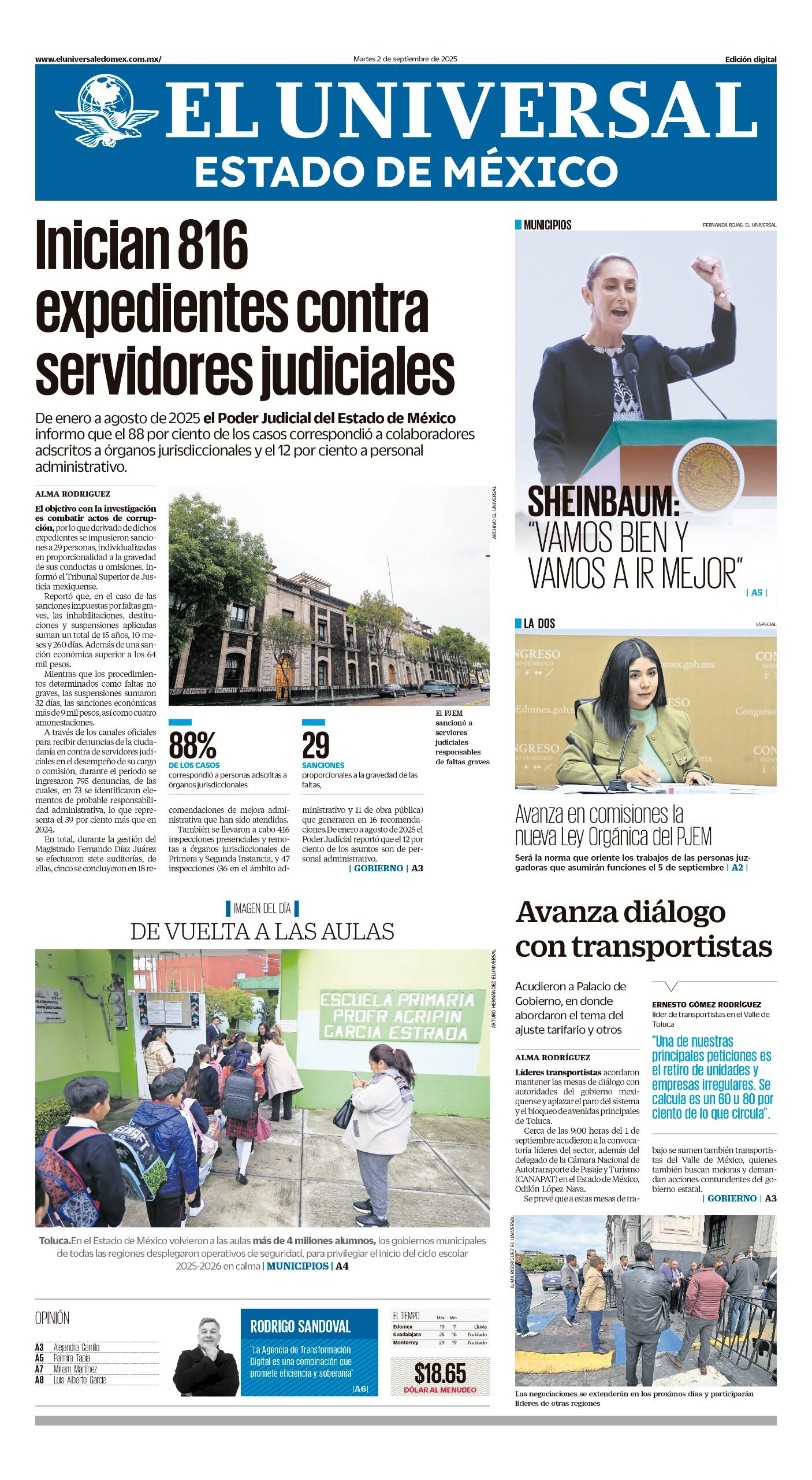 Portada 2 de septiembre 2025