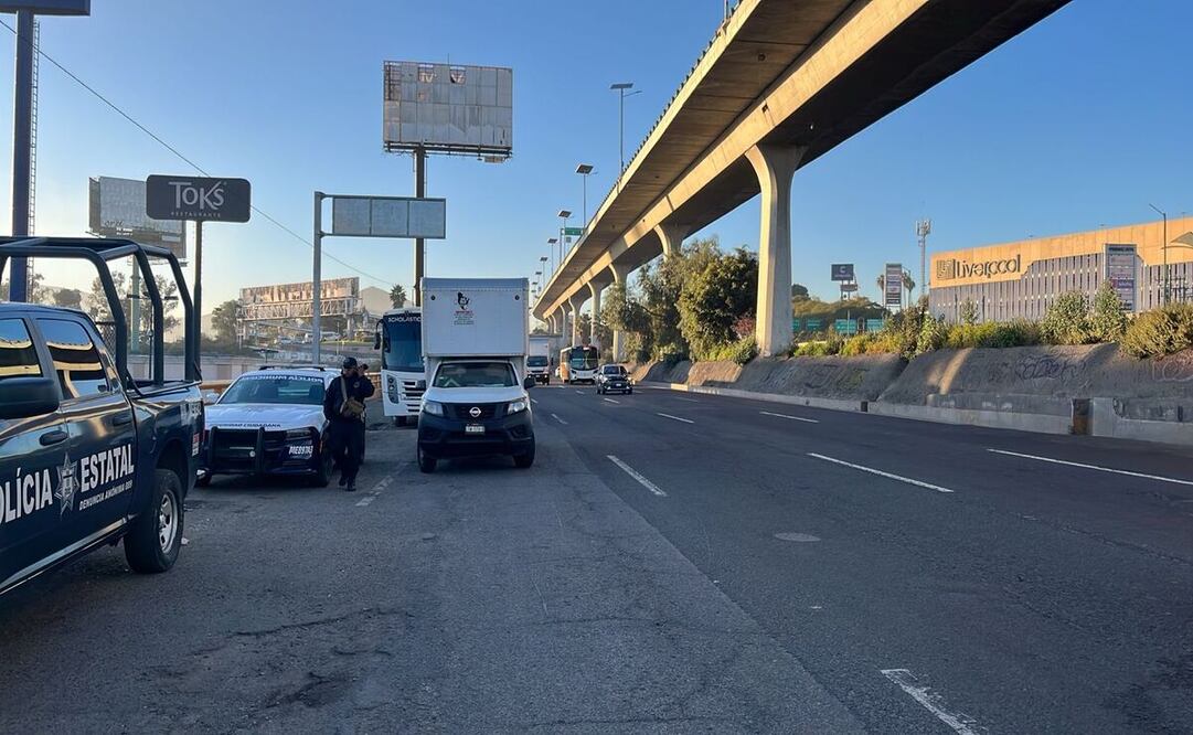 La circulación en la carretera México-Querétaro se mantiene libre en ambos sentidos. Foto: Especial