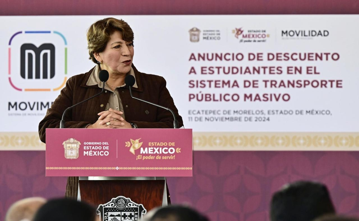Gobernadora del Estado de México, Delfina Gómez Álvarez Foto: Especial