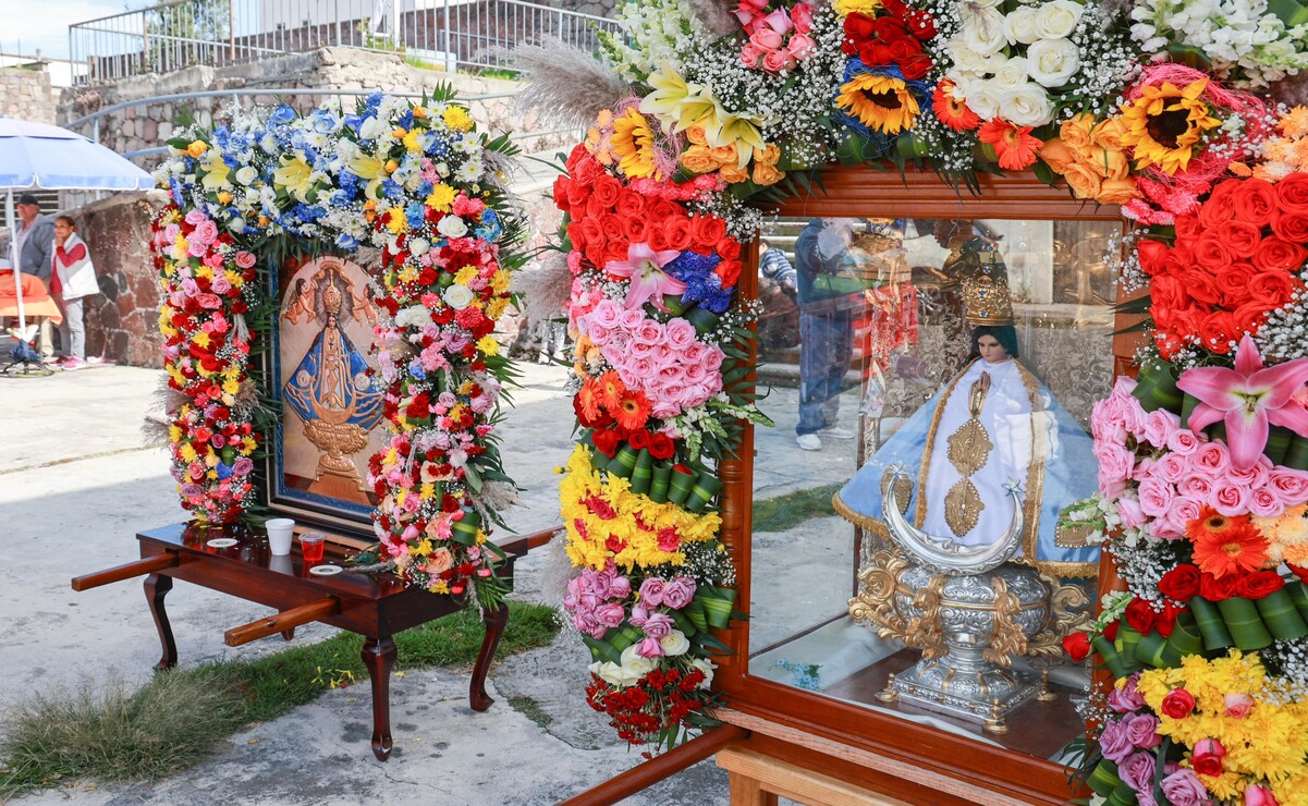 Esteban Colín, otro de los peregrinos, describe esta travesía como un retiro espiritual / Foto: Sergio García