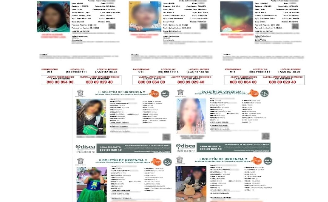 Células de búsqueda en Tultitlán y Coacalco fueron clave para la localización de adolescentes reportadas esta semana. Foto Especial