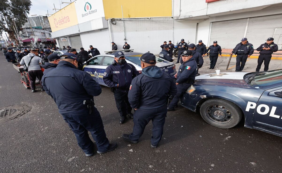 Realizan operativo en la zona de la Terminal de Toluca