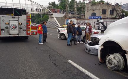 Choque múltiple en la México-Pachuca deja un muerto y 16 heridos