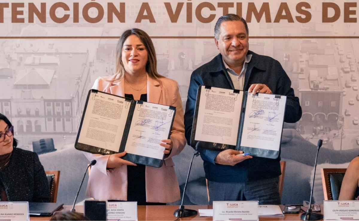 Ricardo Moreno y Edomex: ¡Unen fuerzas para proteger a las víctimas de violencia en Toluca!